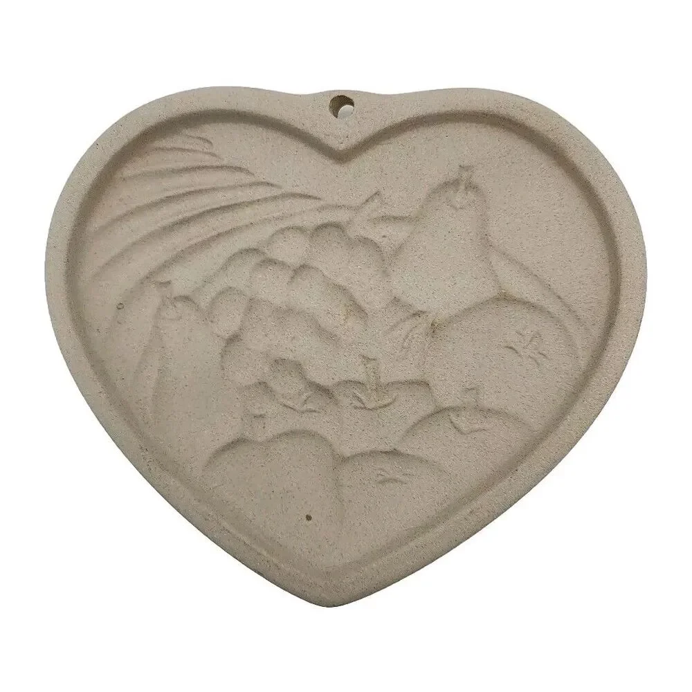 Stoneware Cookie Molds Lot 4:  Brown Bag, Pampered Chef, World Market